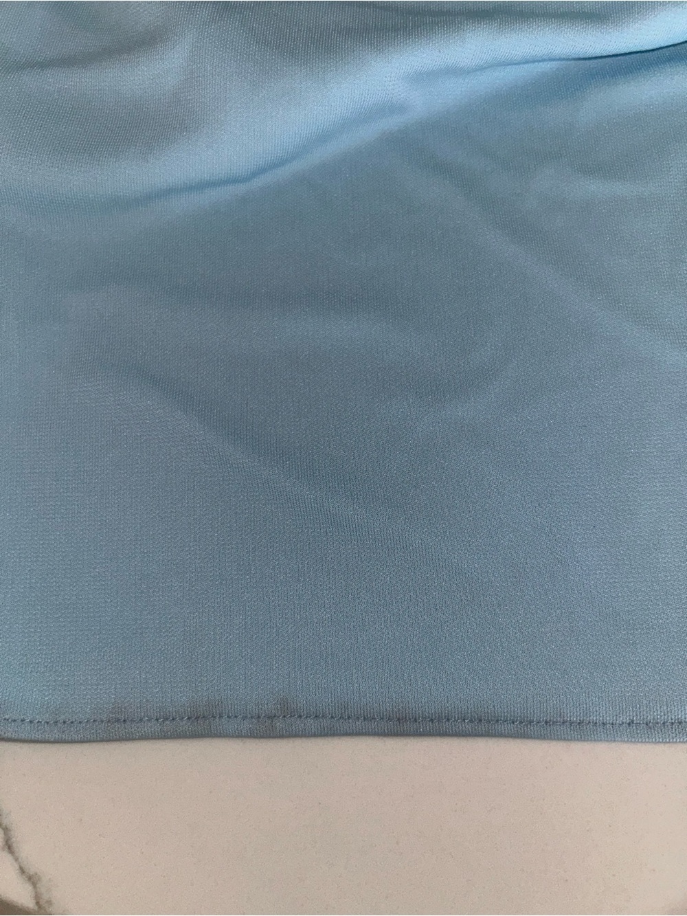 NEW Cinq à Sept Odin Drape Detail Midi Dress Agua Fria Solid Cowl Neck Size 10 - Picture 13 of 13